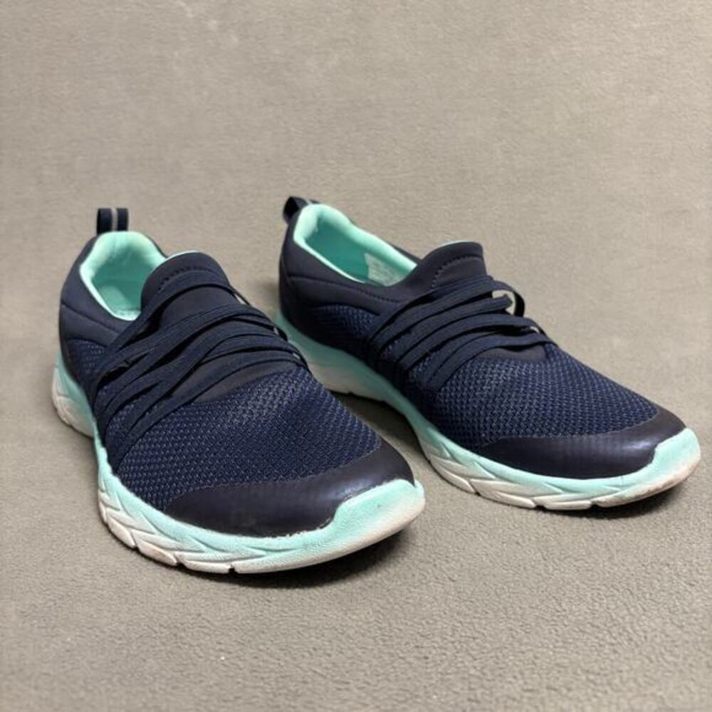 Vionic Jaden Slip-On‎ Sneakers Navy Aqua Women’s Size 7 ASR1642